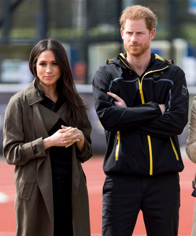 Hugo Vickers thinks it is 'no coincidence' Meghan Markle, seen here with Prince Harry in April 2018, has lost almost all her allies