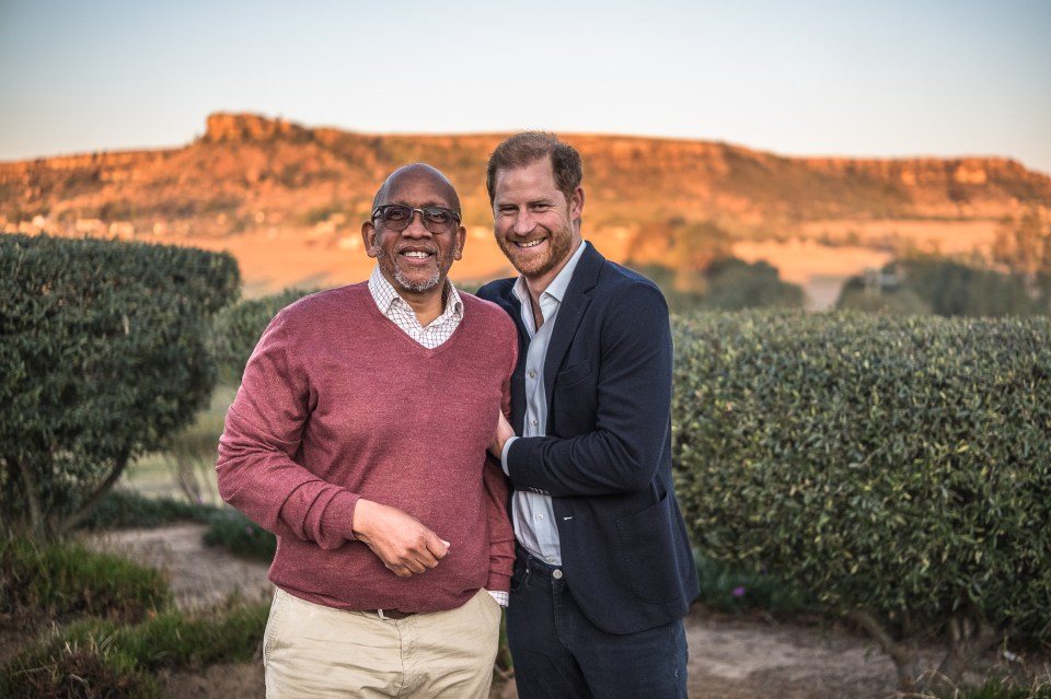 Prince Harry visited Lesotho, Africa, on a solo trip in October, where he met with Prince Seeiso