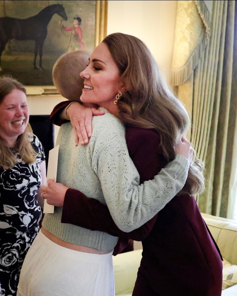 Princess Kate met with 16-year-old Liz Hatton in her first public outing since finishing chemotherapy this month