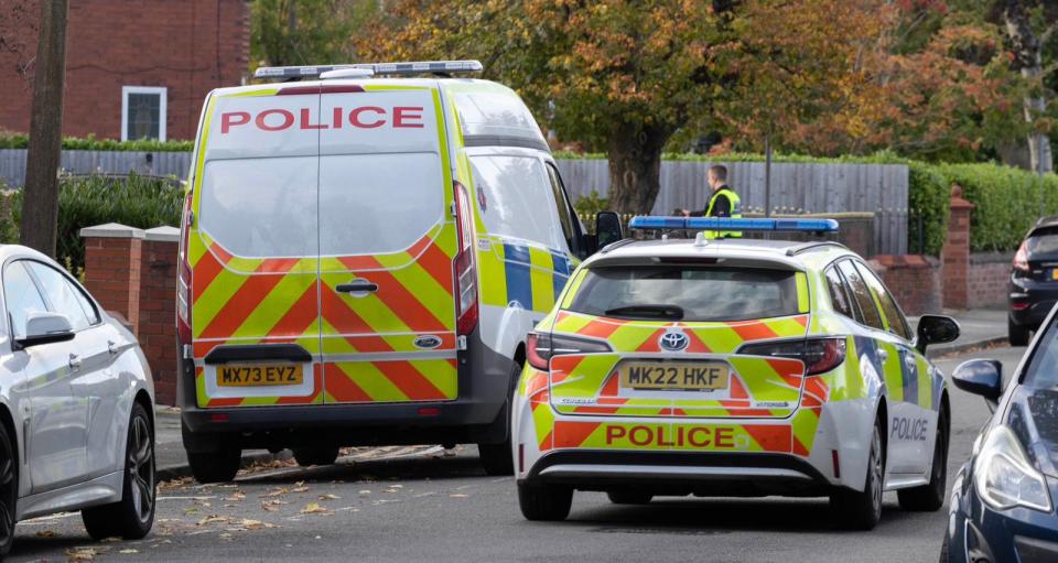 A major search has been launched after the HMP Forest Bank prisoner fled the hospital on Stott Lane