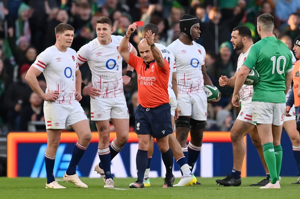 The 20-minute red card will be trialled at the Autumn Nations