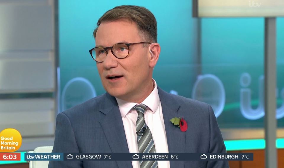 Richard Arnold joked he was 'retiring from public life' during his break off-screen