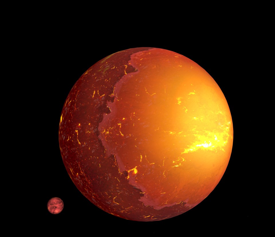 The rocky planet is described as being "hotter than the Sun"