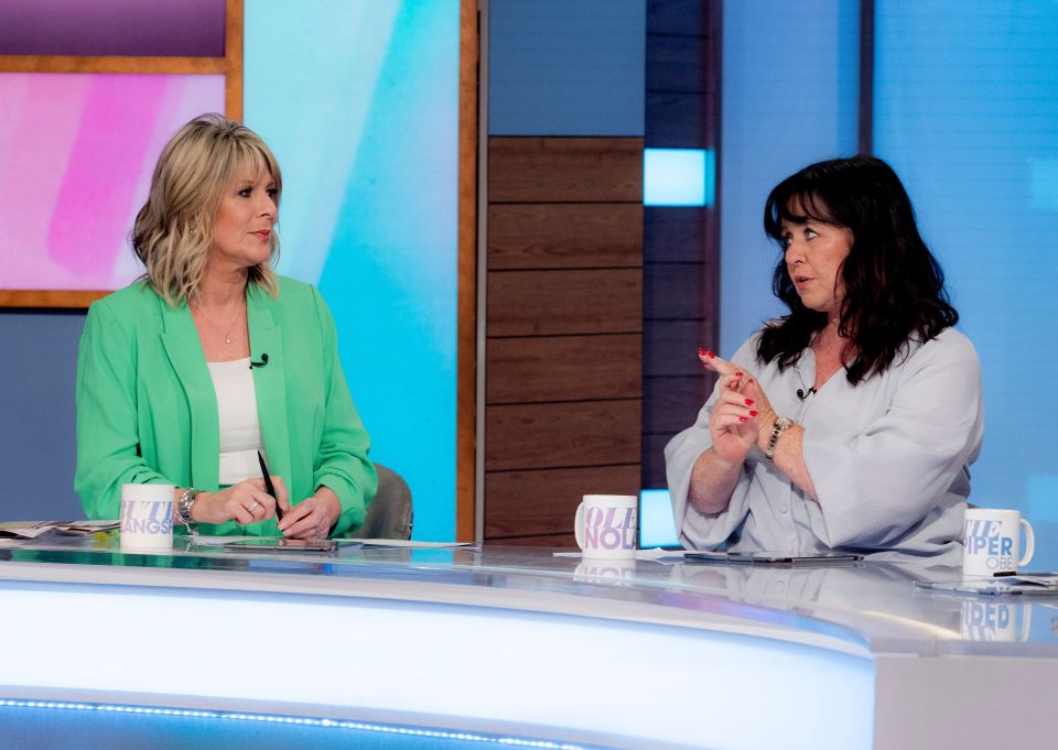 Ruth Langsford made the dig at her ex on Loose Women with Coleen Nolan