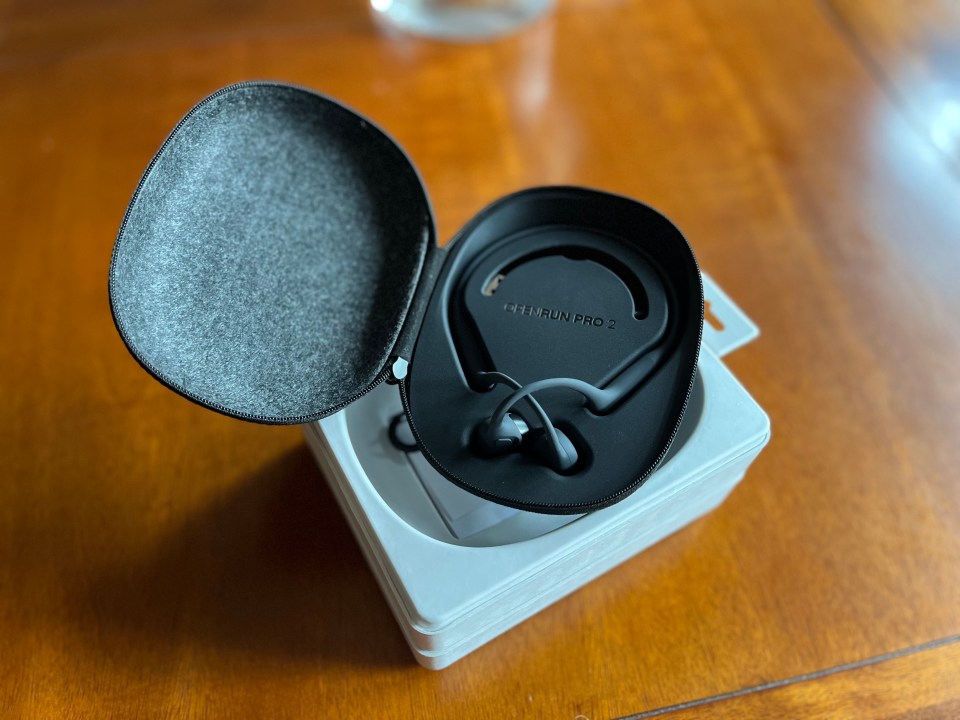 The headphones are incredibly lightweight