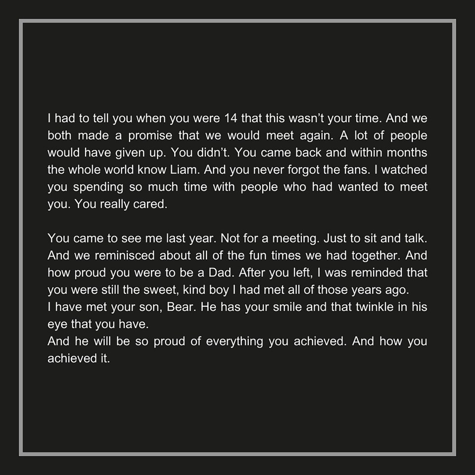 a black and white page of text that says " i had to tell you when you were 14 that this wasn 't your time "