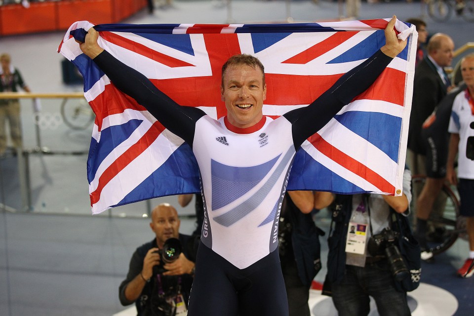 Sir Chris during the London 2012 Olympic Games