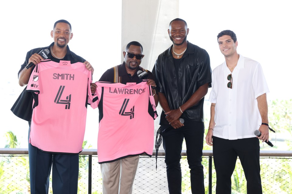 He and Martin Lawrence had club shirts made on “Bad Boys: Ride or Die” Miami Release Day