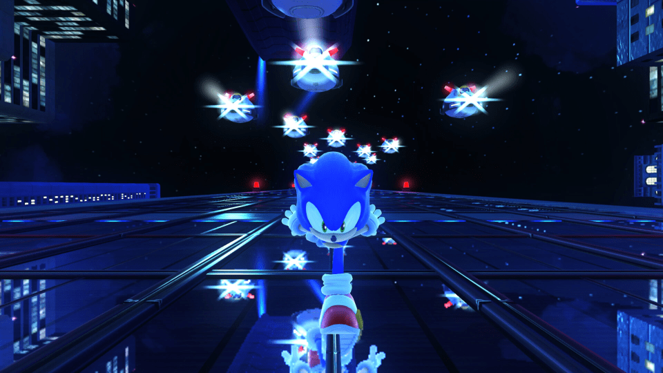 Sonic's modern levels are filled with different vertical planes and fail safes if you fall