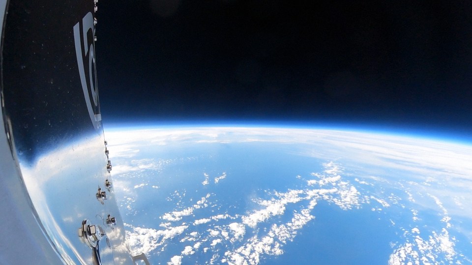 A built-in window will allow for stunning views of Earth from space