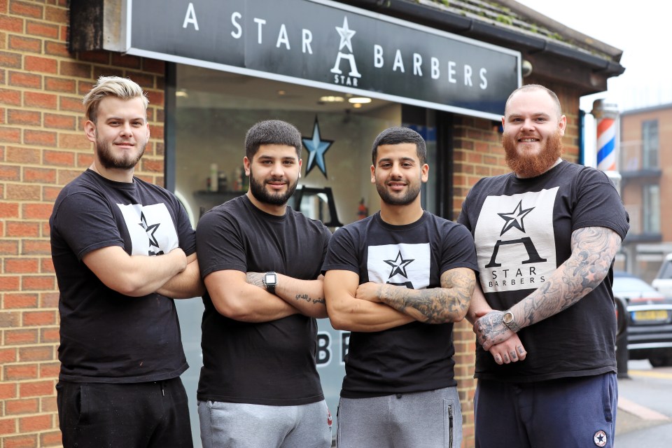 Ahmed Alsanawi and his team (left to right) — Huw West, Abdullah Alsanawi, Ahmed Alsanawi and Jake McCoy.