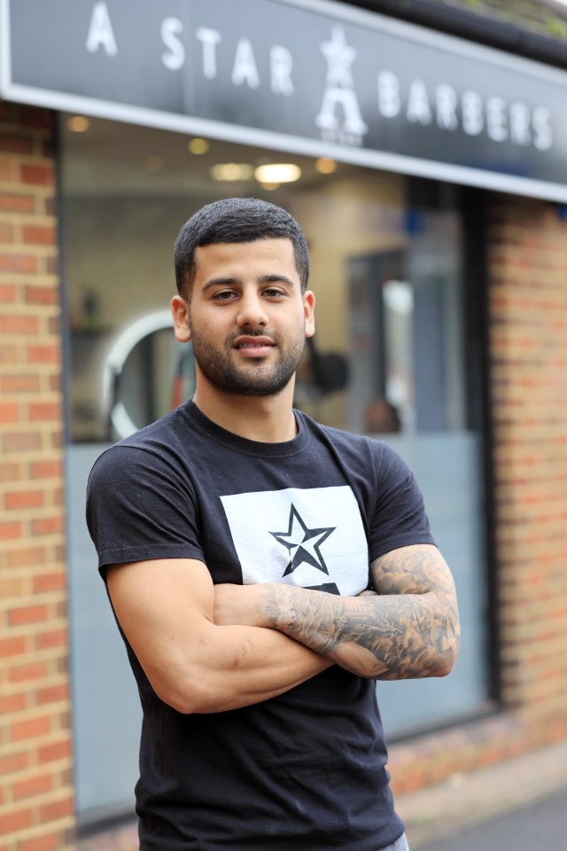 Ahmed Alsanawi is the owner of A Star Barbers, which boasts a clientele including some of the biggest footballing stars in the world