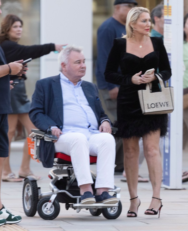 Eamonn snapped out and about while on holiday with new girlfriend Katie