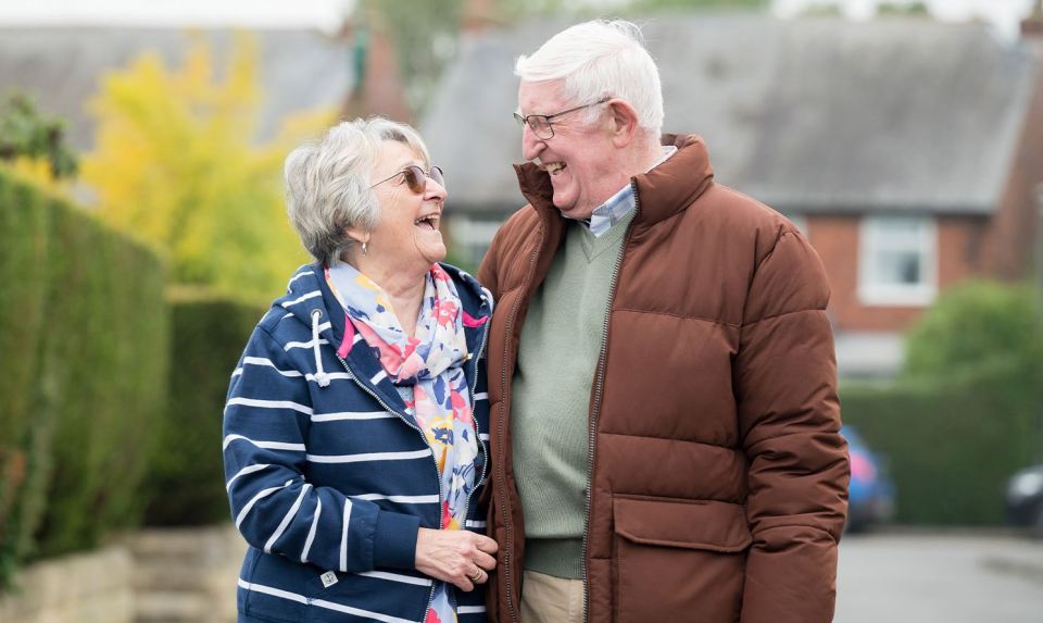 George Mounsey and Margaret Blurton met as teenagers