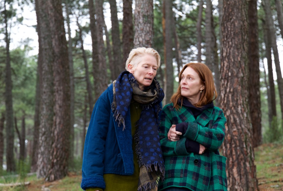 Julianne Moore and Tilda Swinton star in The Room Next Door