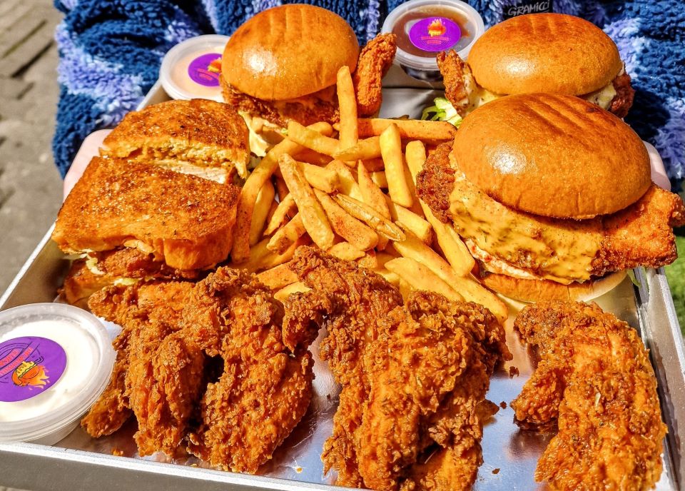 Another finalist, the Nashville Cluck, serves Nashville-style fried chicken