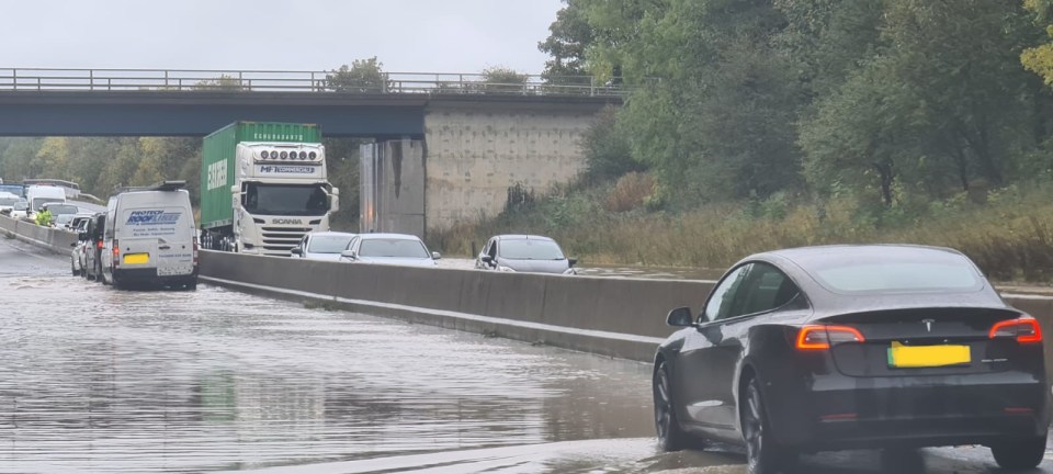 Shocking pictures of the A1 released by the Highways Agency