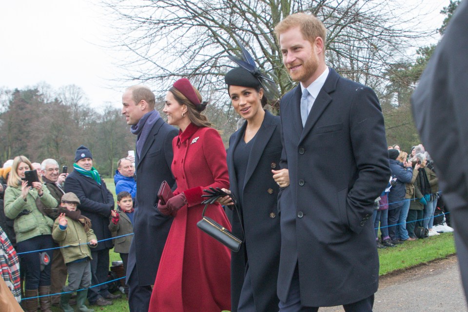 The Sussexes spent Christmas at Sandringham with the royal family in 2018 but haven't joined them since