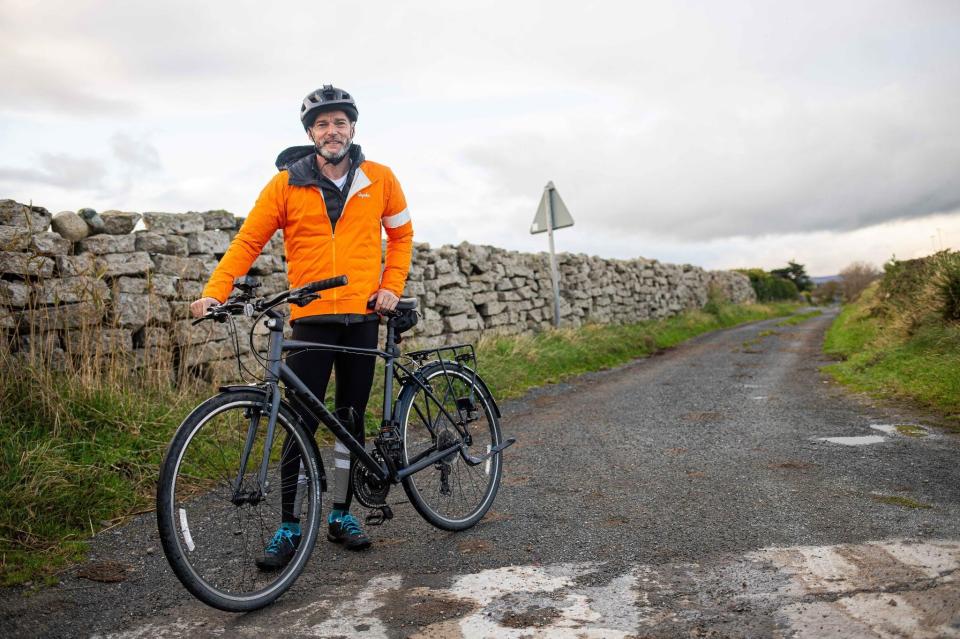 Fred is set to explore the Emerald Isle by bike