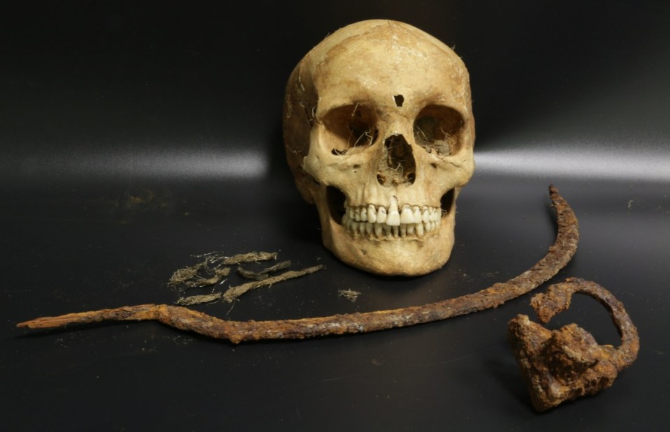 Her skull has also revealed that she had a protruding tooth which may have contributed to fears of her being a blood-sucker