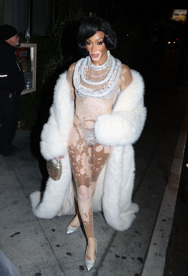 Winnie Harlow channelled Diana Ross at the Lavo party