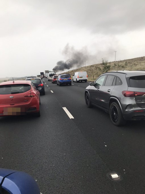 The crash happened on the M6 northbound past Tebay Services