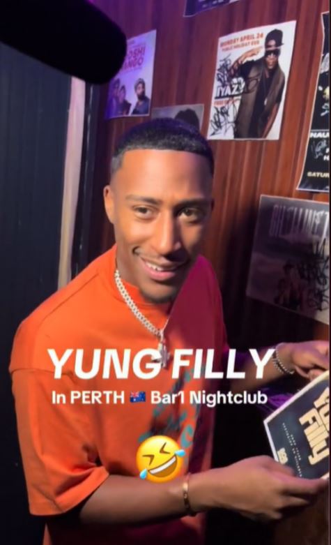 yung filly is in perth bar 1 nightclub