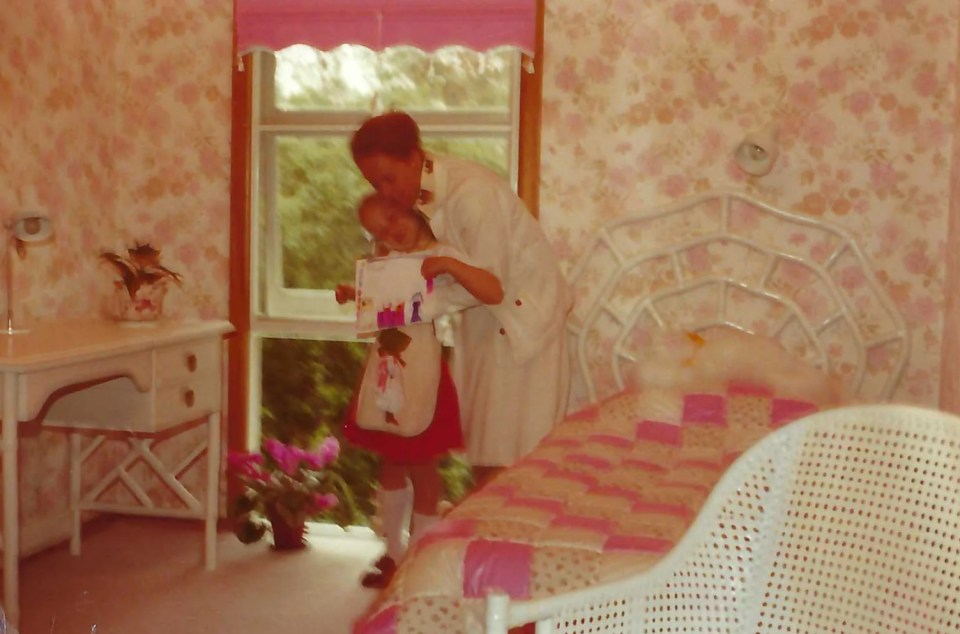 Revelle in her childhood bedroom with her great aunt