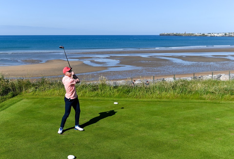 The stunning course is located on the west coast of Ireland