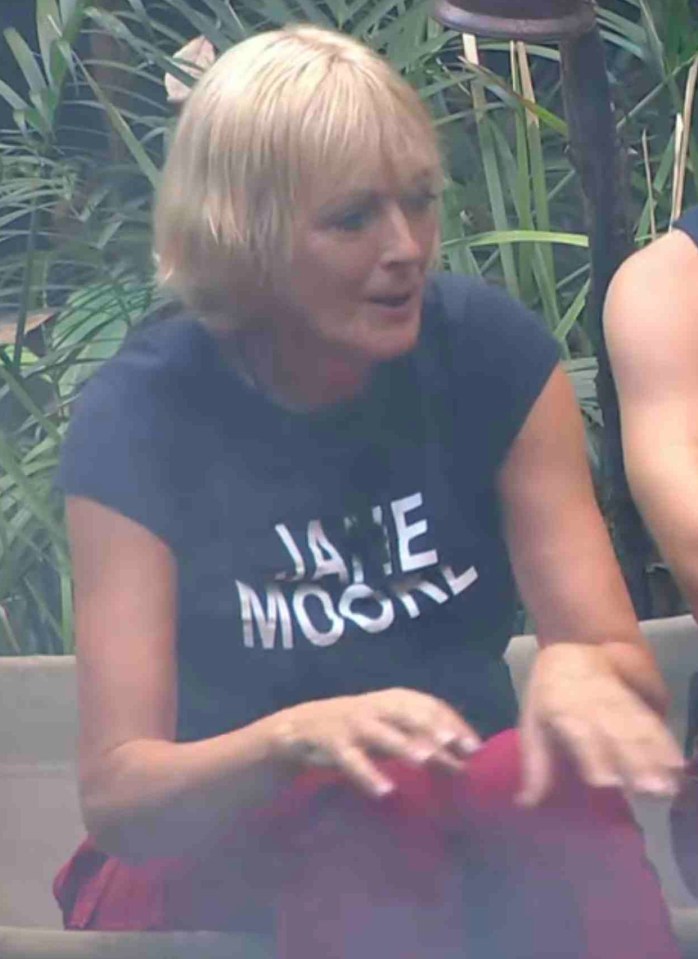 Jane showed her name on the front of her top instead of the back