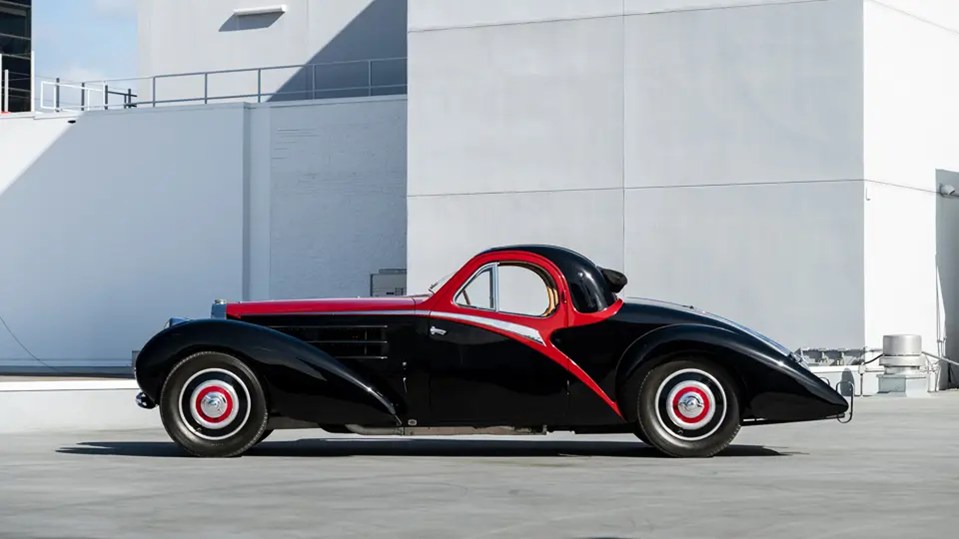 The 1939 Bugatti Type 57 C Atalante by Gangloff is expected to fetch at leat £1.9m at auction