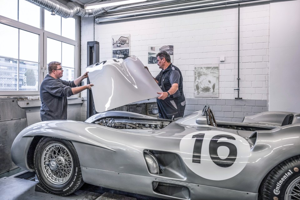 The legendary car, with the chassis number 00009/54, is set to go under the hammer in an exclusive auction at the Mercedes-Benz Museum