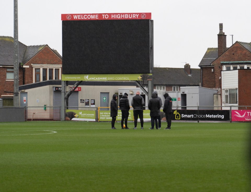 Fleetwood vs MK Dons was postponed after a pitch inspection