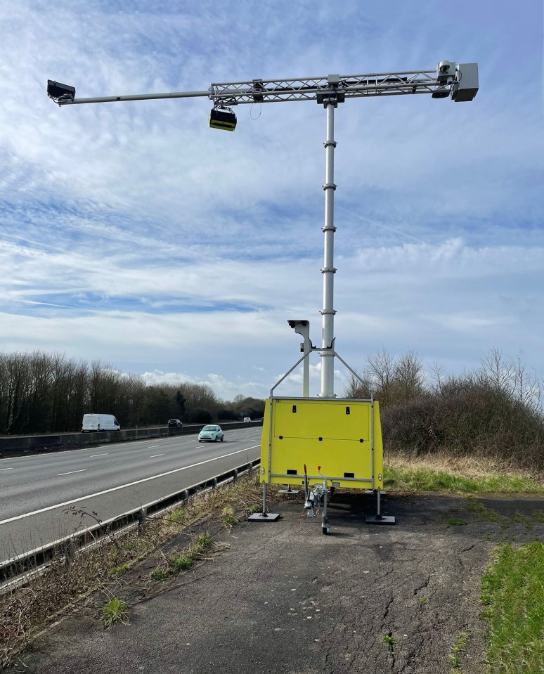 The cameras can be mounted next to a roadside or even on a vehicle