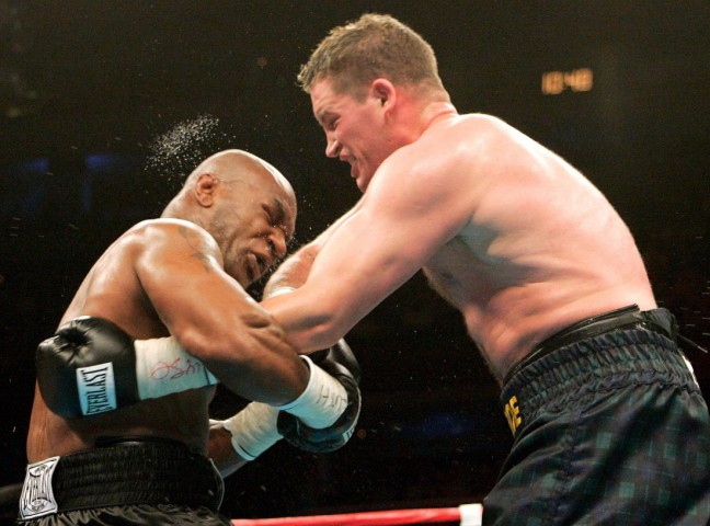 Tyson resorted to dirty tactics, including trying to break McBride's arm