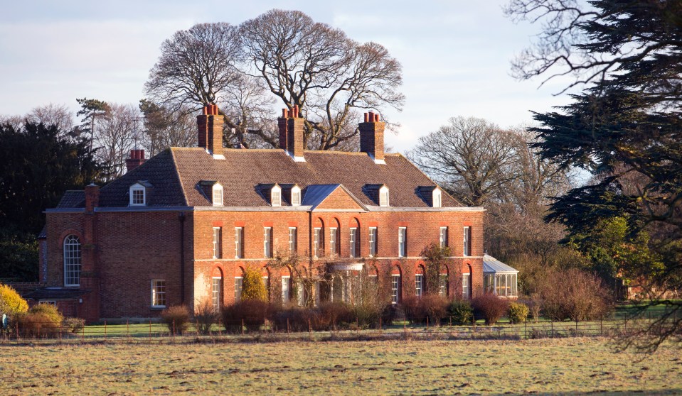 The Wales family typically stay at Anmer Hall over Christmas, instead of the main Sandringham house