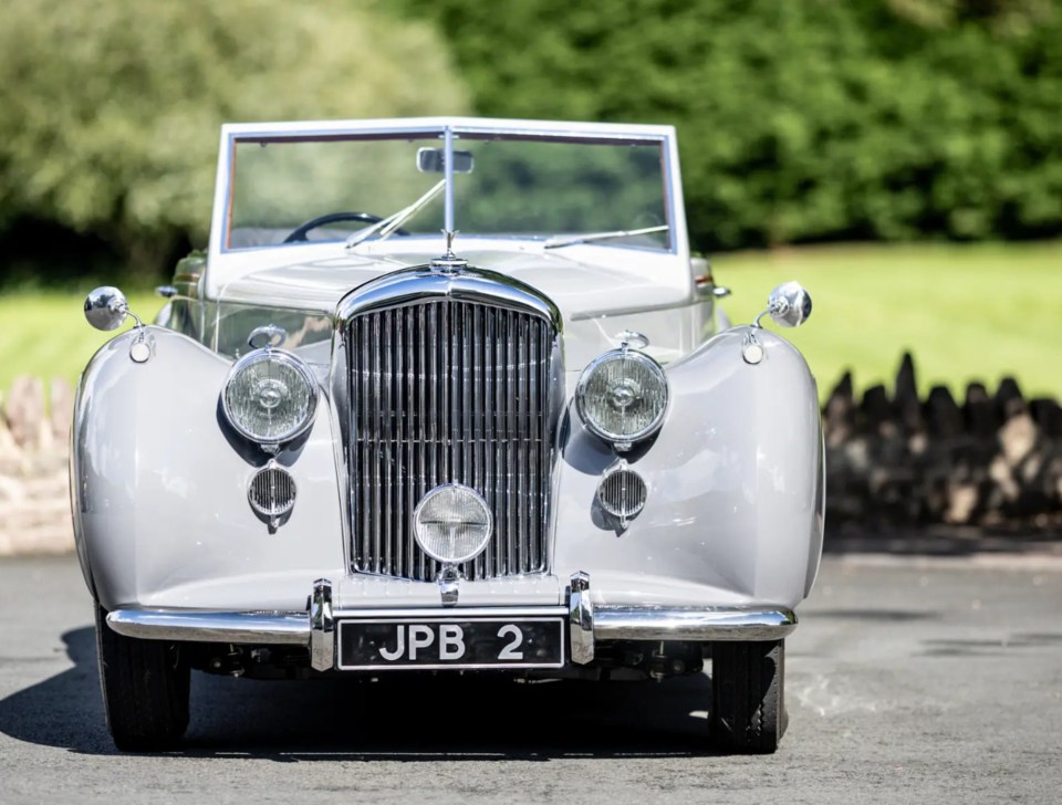 The Bentley Mark VI is being auctioned off by RM Sotheby’s in London