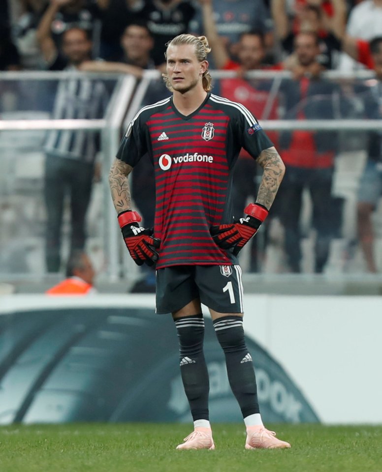 Karius went on loan to Besiktas for two years from Liverpool