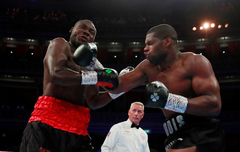 Ebenezer Tetteh's only defeat came against Daniel Dubois in 2019