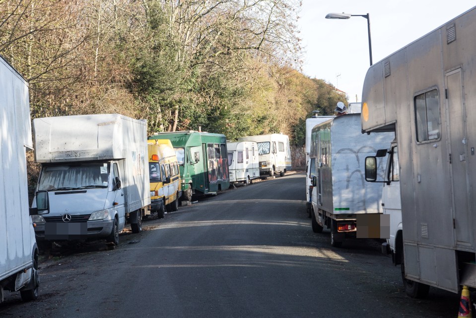 The vans allegedly impede pedestrians' visibility while crossing the road