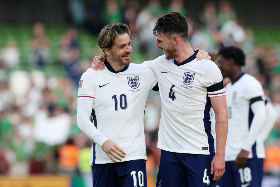 Jack Grealish and Declan Rice both found the net in Dublin