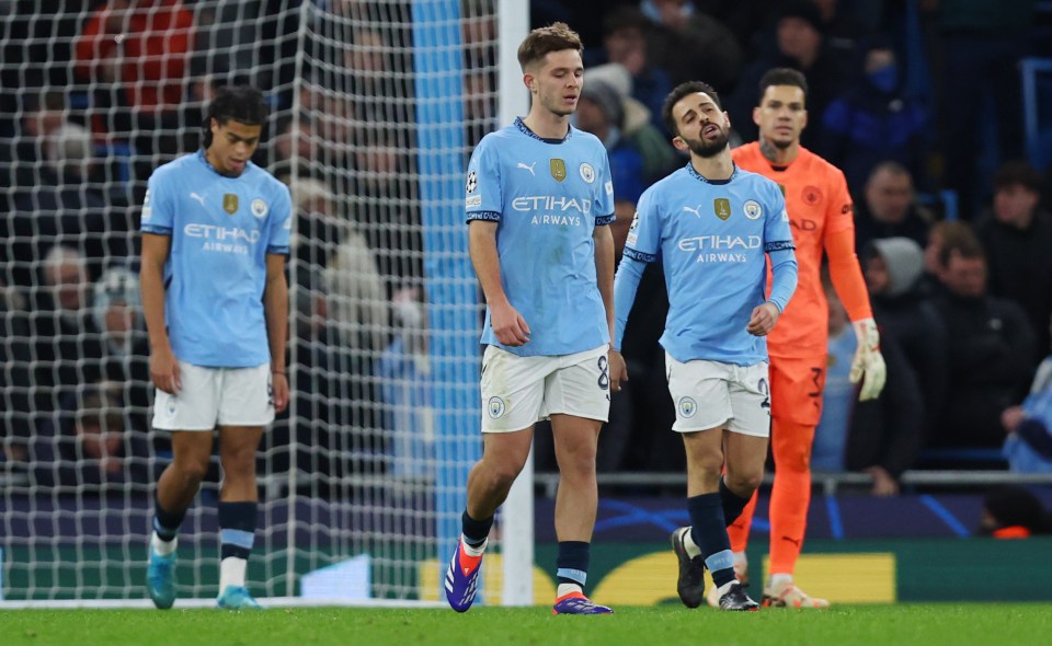 Guardiola's troops blew a three-goal lead against Feyenoord