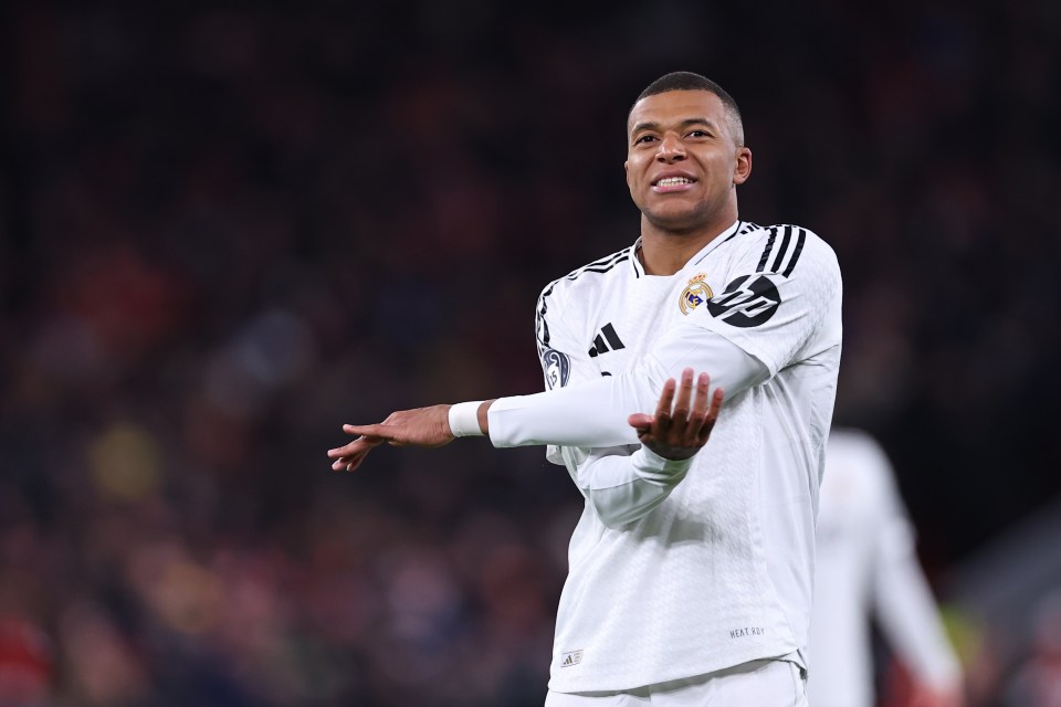 Mbappe, 25, endured a disappointing evening at Anfield