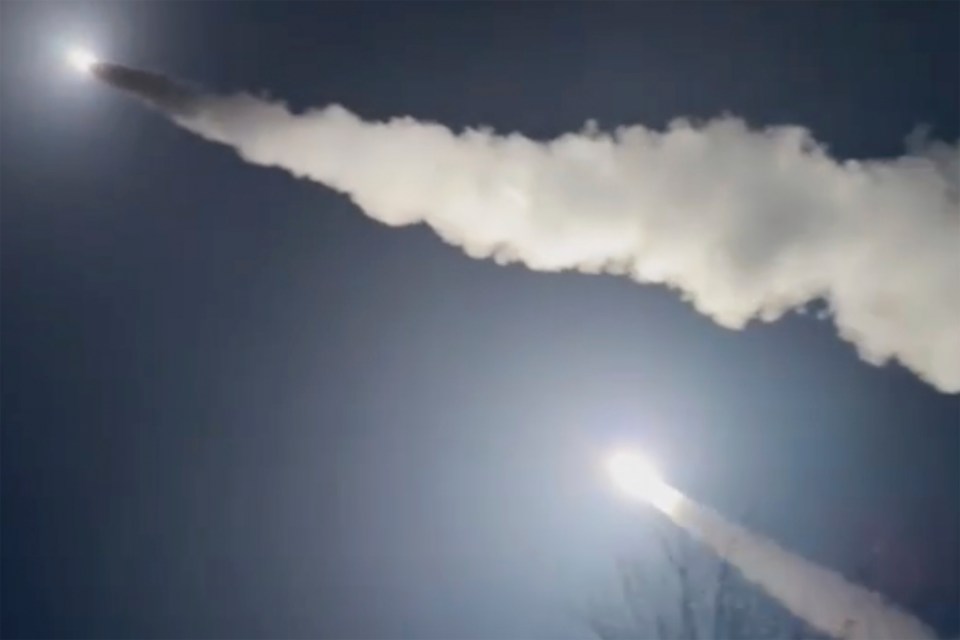 Russia's attack came after Ukraine fired Storm Shadow missiles on Wednesday (pictured)