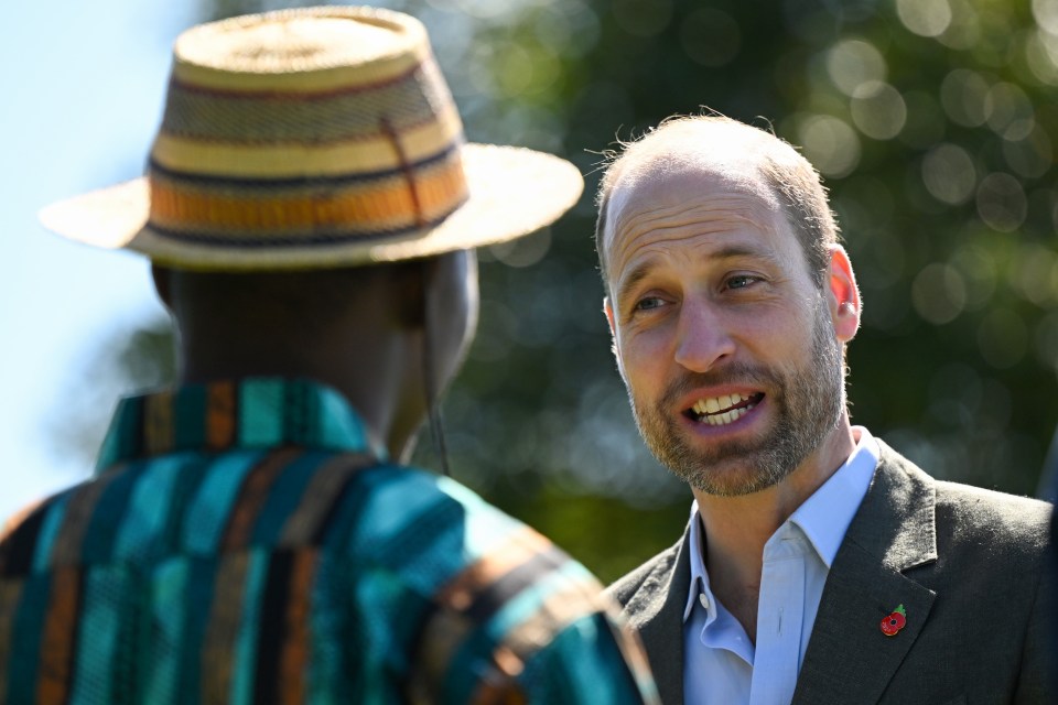 Prince William meeting an Earthshot Prize finalist in South Africa