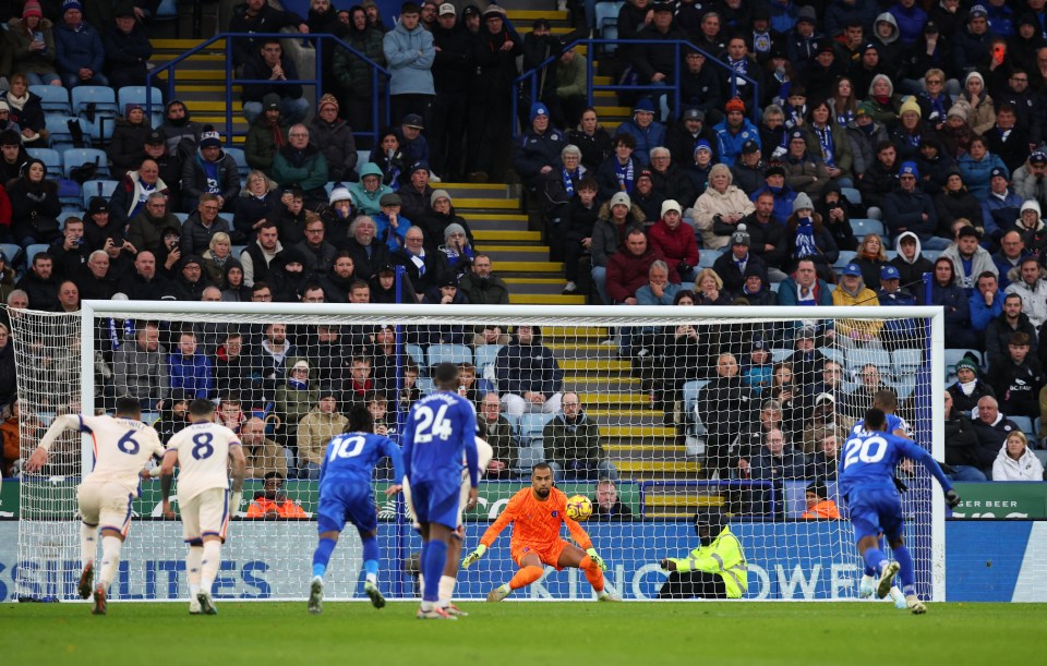 Jordan Ayew scored a consolation from the spot