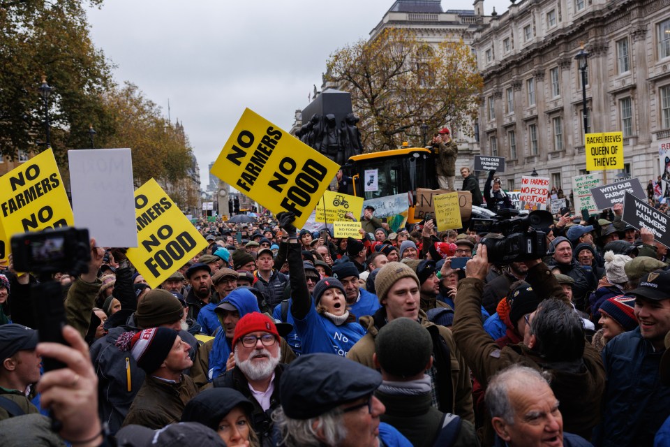 Downing Street yesterday distanced Sir Keir Starmer from the sniping, stressing the PM’s respect for farmers