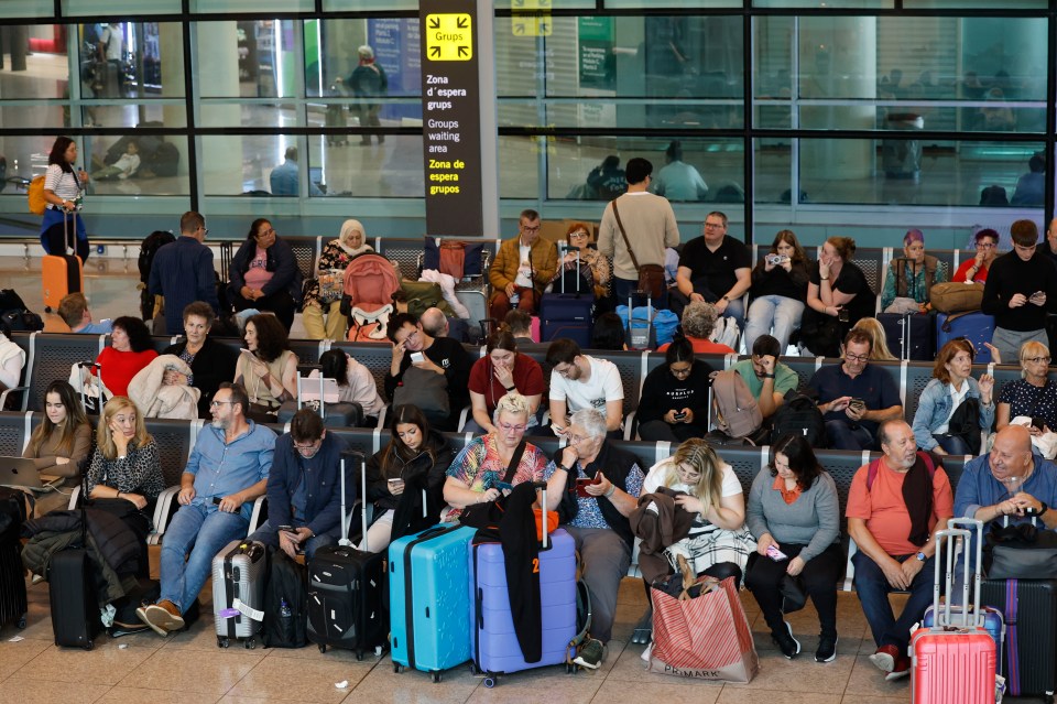 A number of BA and easyJet flights have been affected