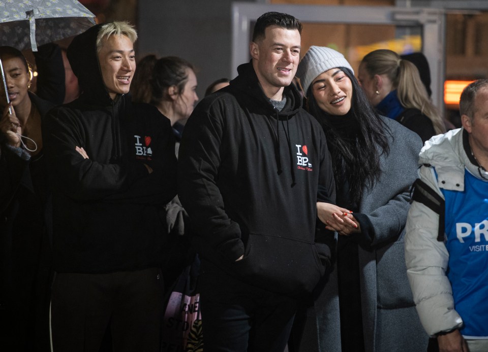 It is the first time Nancy and Carlos have been spotted at a public event since their vicious falling-out