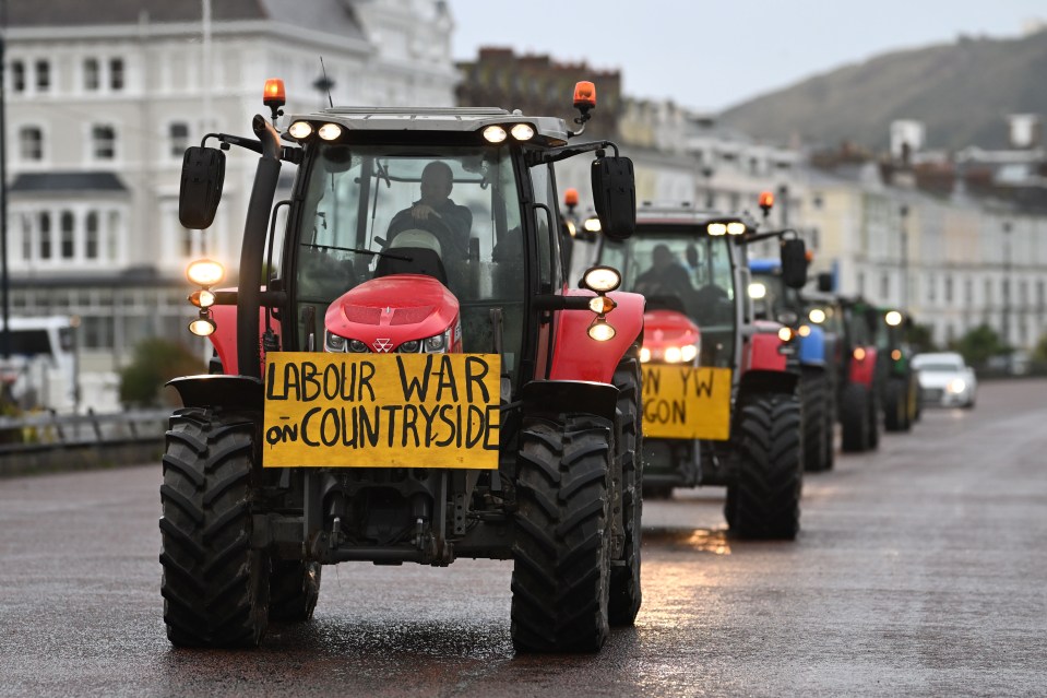 Farmers will today descend on London to protest Labour's damaging inheritance tax raid